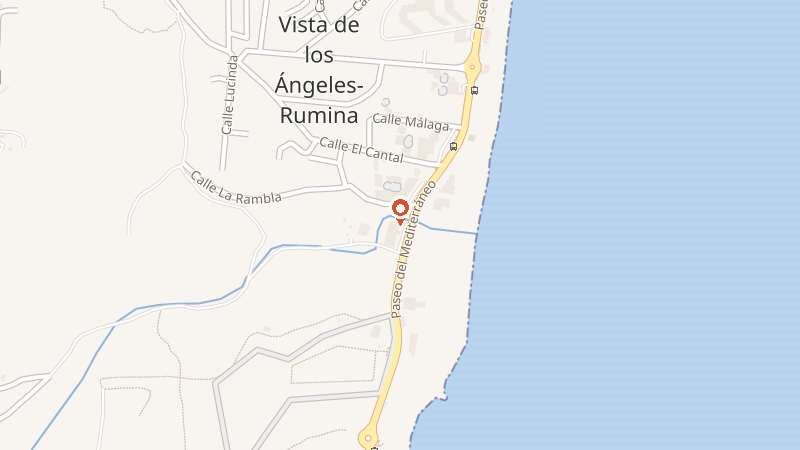 Mapa con la ubicación de DeskSpace en el Paseo del Mediterráneo, Mojácar